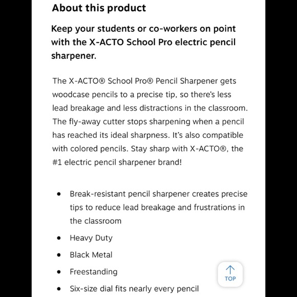 X-ACTO School Pro Electric Pencil Sharpener - Picture 14 of 17